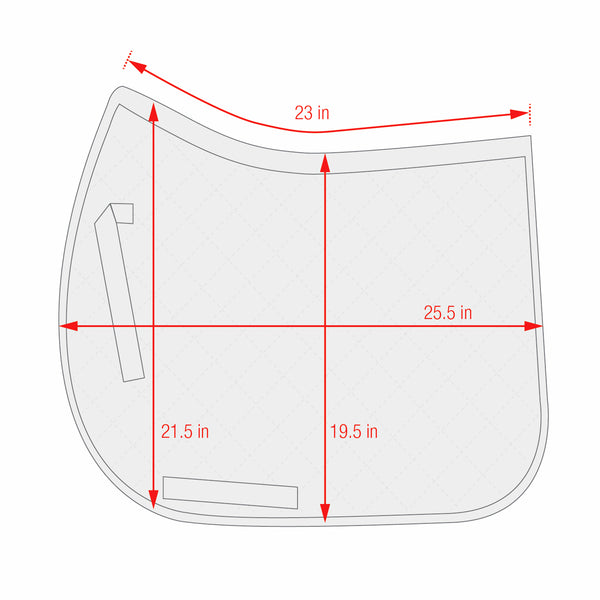ECP Correction All Purpose Saddle Pad