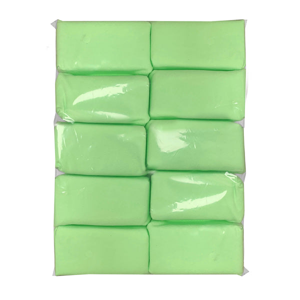 Detailer’s Preference Suede Microfiber Coating Applicators 3”x1.5”x1.5” Green 10 Pack