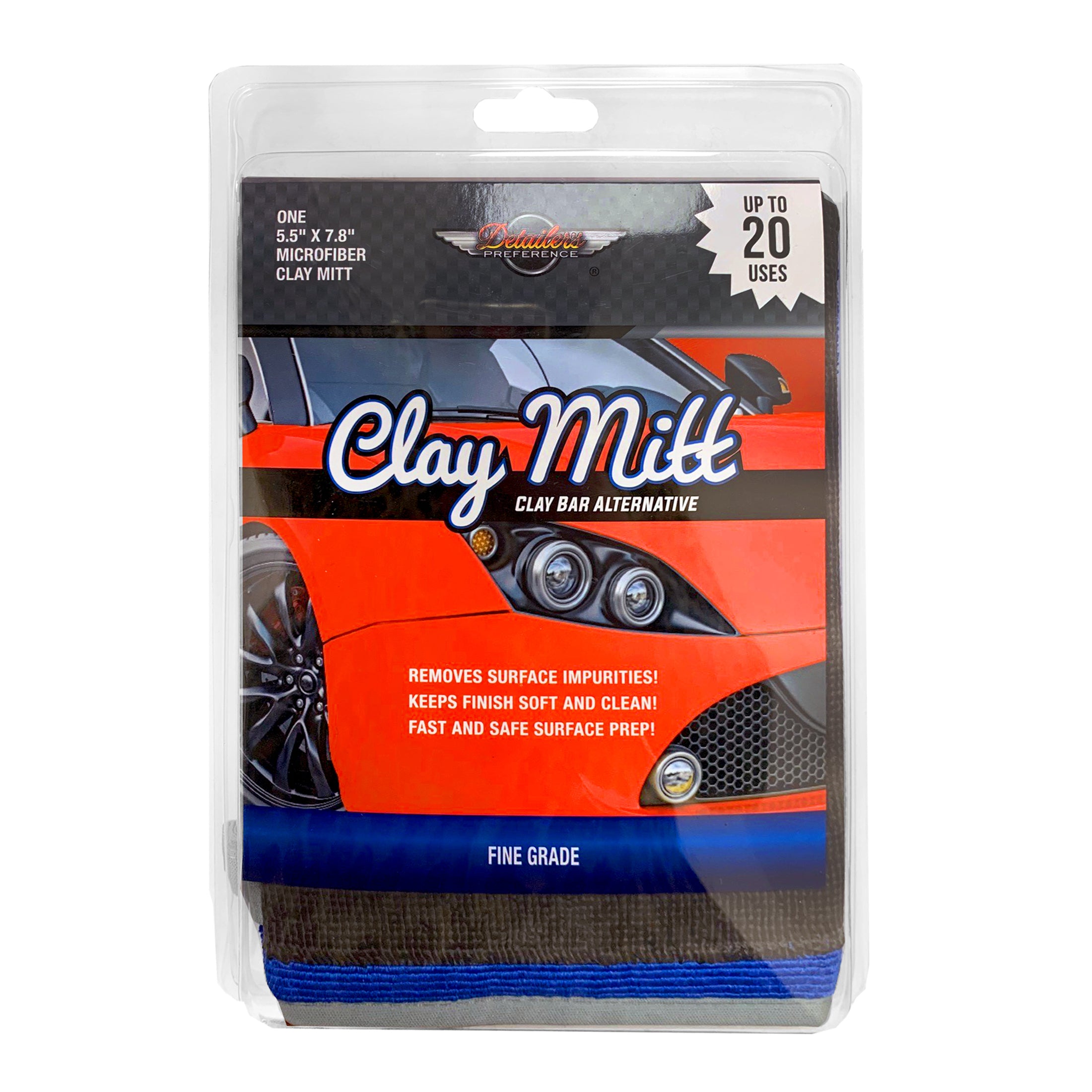 Detailer's Preference® Microfiber Fine Grade Clay Mitt – Eurow