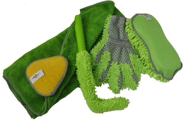 Detailer's Preference® 5-Piece Microfiber Complete Auto Detailing Kit with Bag