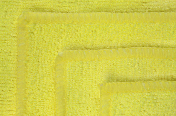 Detailer's Preference® 16 x 16 in. 350 GSM Premium Yellow Microfiber Cleaning Towels – 36-pack