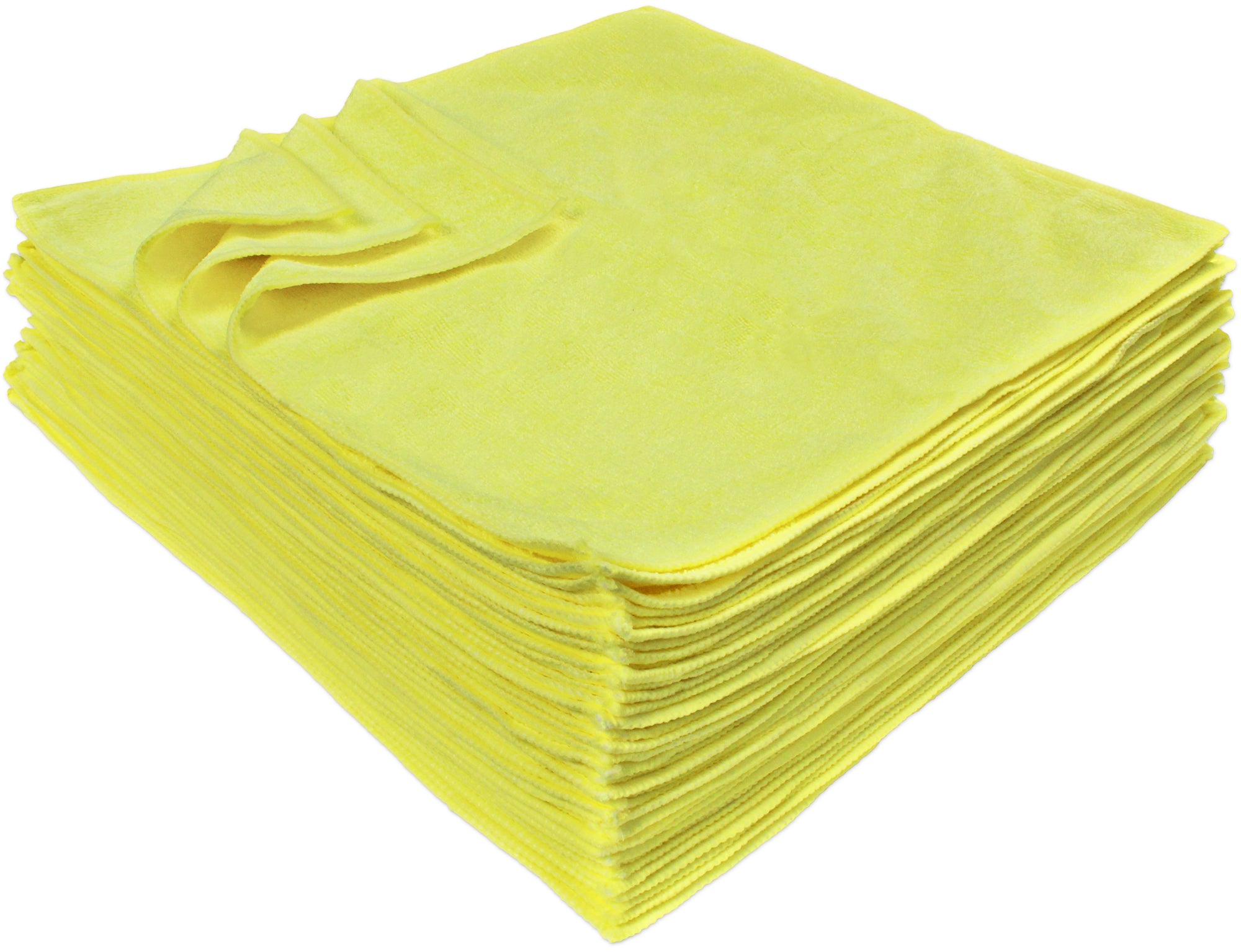 Detailer's Preference® Yellow Microfiber Cleaning Cloths – 36-pack