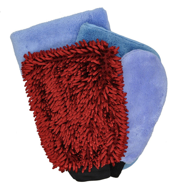 Detailer's Preference® Microfiber Car Wash Kit – 4-piece Set (2 Towels, 2 Mitts)