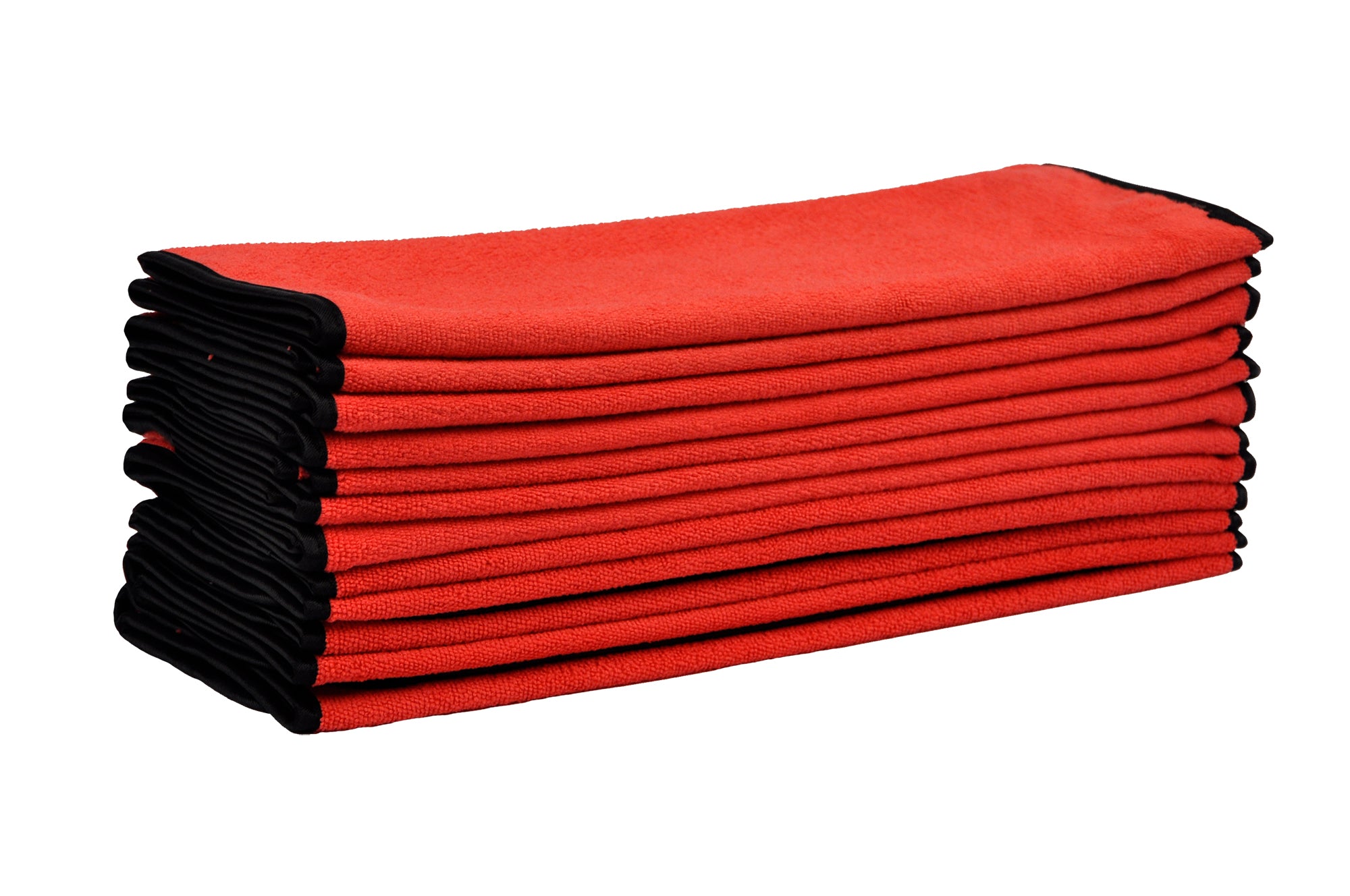 Uline Microfiber General Purpose Towels - Red