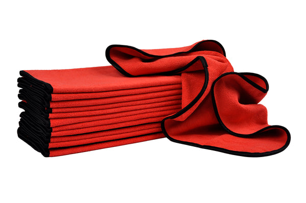 Detailer's Preference® 16 x 24 in. 390 GSM Terry Weave Microfiber Towels – 12-pack