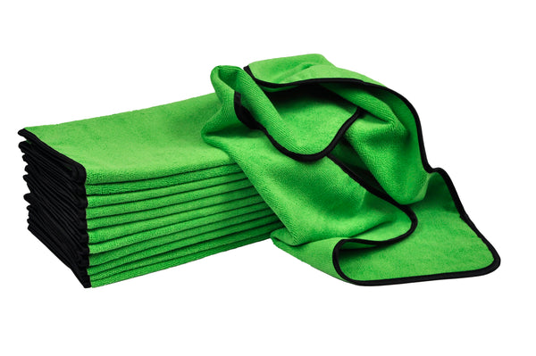 Detailer's Preference® 16 x 24 in. 390 GSM Terry Weave Microfiber Towels – 12-pack