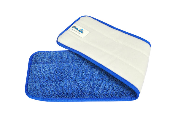 CleanAide® 18-inch All-Purpose Twist Yarn Microfiber Mop Pads – 6-pack
