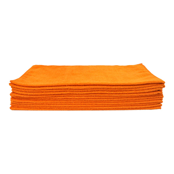 Eurow 16 x 16 in. 240 GSM Utility Terry Weave Microfiber Cleaning Towels – 12-pack