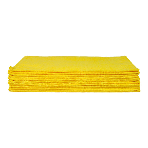 Eurow 16 x 16 in. 240 GSM Utility Terry Weave Microfiber Cleaning Towels – 12-pack