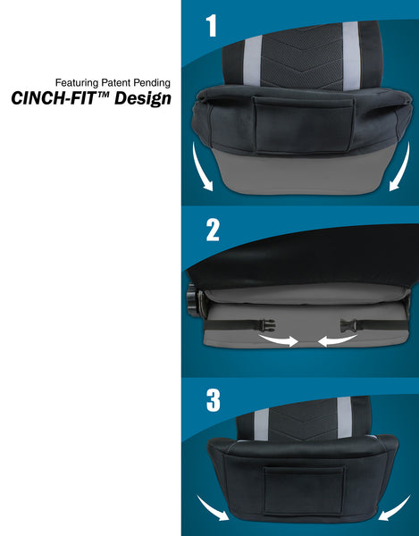 Eurow Authentic CR Neoprene Water Repellent Seat Covers – 2-pack