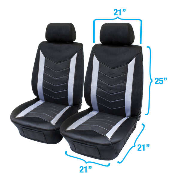 Eurow SCR Neoprene Water Repellent Wetsuit Car Seat Covers – 2-pack