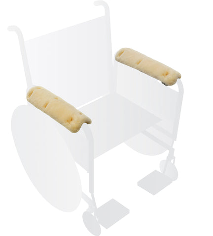 Eurow Sheepskin Wheelchair Armrest Pads