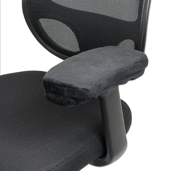 Eurow Foam Black Office Chair Arm Pads – 2 Pack