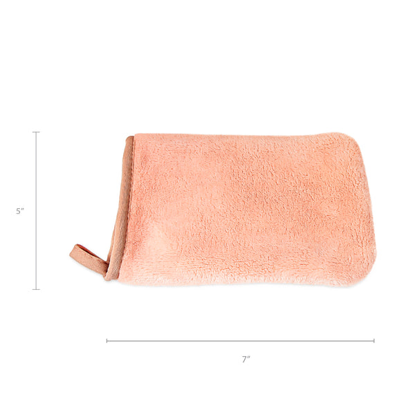 Eurow Microfiber Makeup Removal Cleaning Mitt, 3 Pack