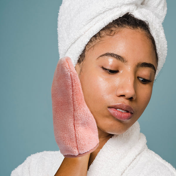 Eurow Microfiber Makeup Removal Cleaning Mitt, 3 Pack