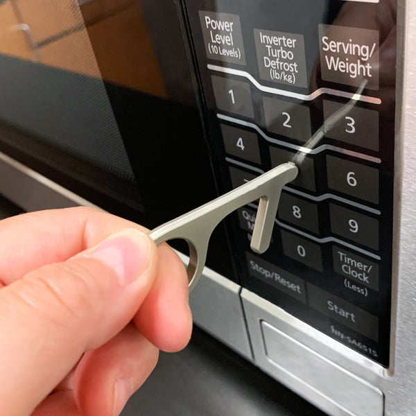 Eurow Touchless Tool Keychain – Contact-less Door Opener – 2-pack