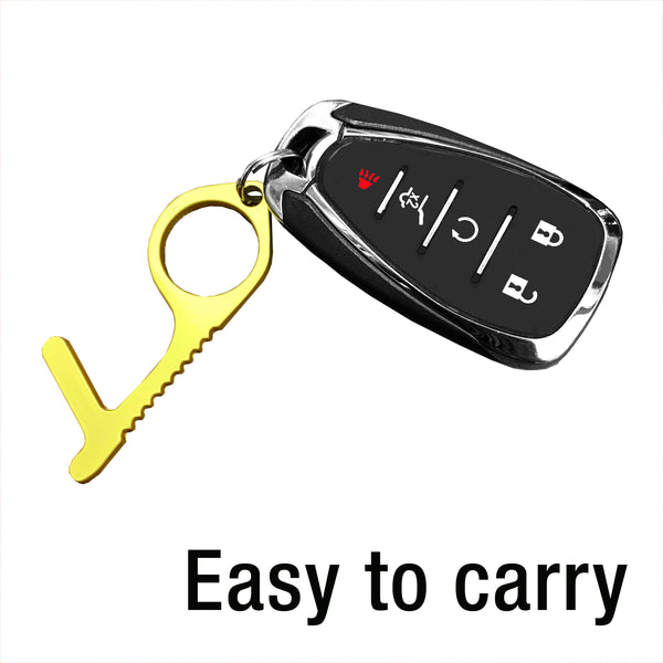 Eurow Touchless Tool Keychain – Contact-less Door Opener – 2-pack