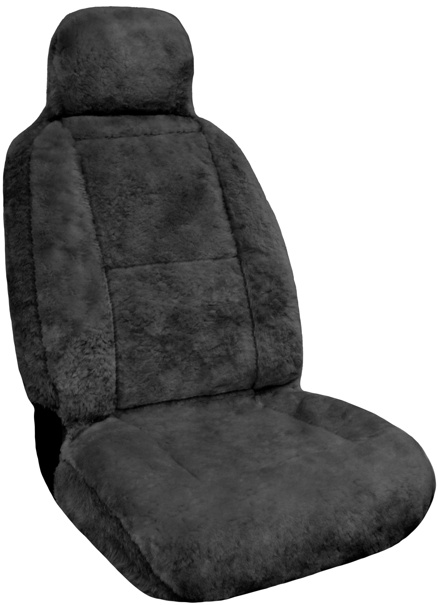 Eurow Sheepskin Seat Cover New XL Design Premium Pelt Gray
