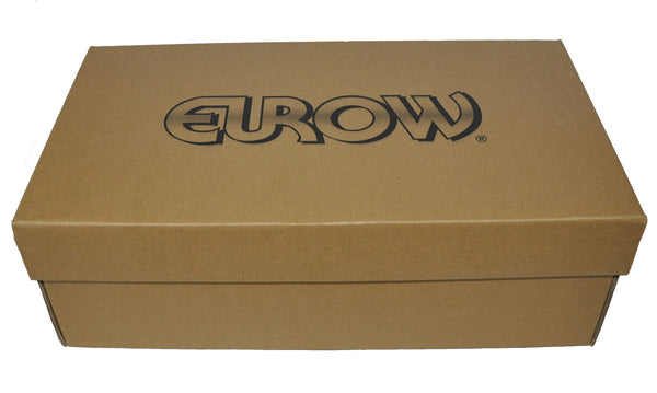 Eurow Women's Hard Sole Sheepskin Scuff Slippers – Chestnut/White