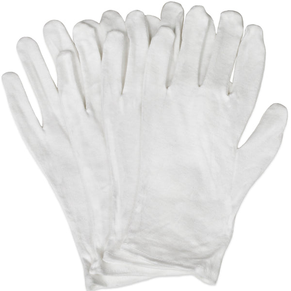Eurow White Cotton Cosmetic Moisturizing Gloves – 2 Pairs