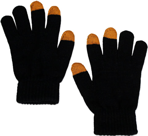 Eurow Pair of Knitted Touch-Screen Gloves