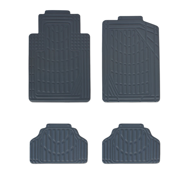 Eurow Universal Cut-to-Fit Car Floor Mats – 4-piece Set