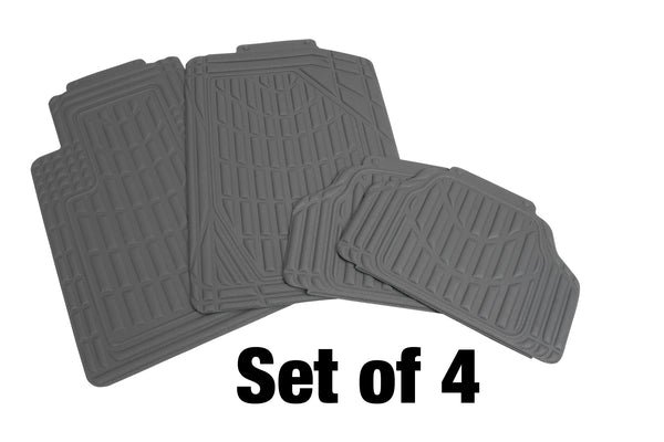 Eurow Universal Cut-to-Fit Car Floor Mats – 4-piece Set