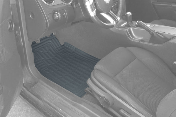 Eurow Universal Cut-to-Fit Car Floor Mats – 4-piece Set