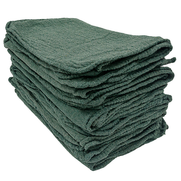 Detailer's Preference Automotive Shop Towels, Cotton, 11"x12", 50 Pack