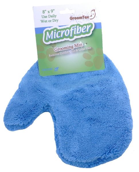 GroomTex® 8 x 9 in. Pet Microfiber Grooming Mitt