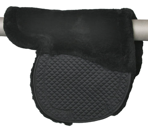 ECP Sheepskin Half-Lined All-Purpose Saddle Pad – Black