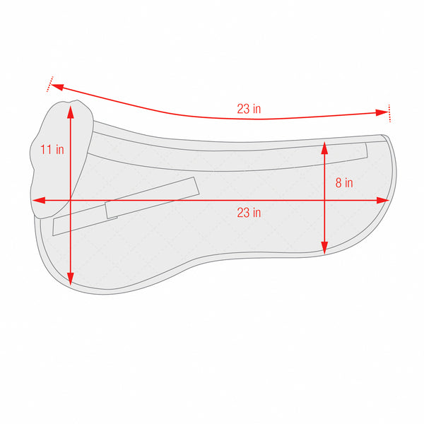 ECP Classic Sheepskin Half Pad