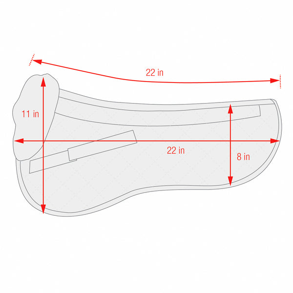 ECP Classic Sheepskin Half Pad