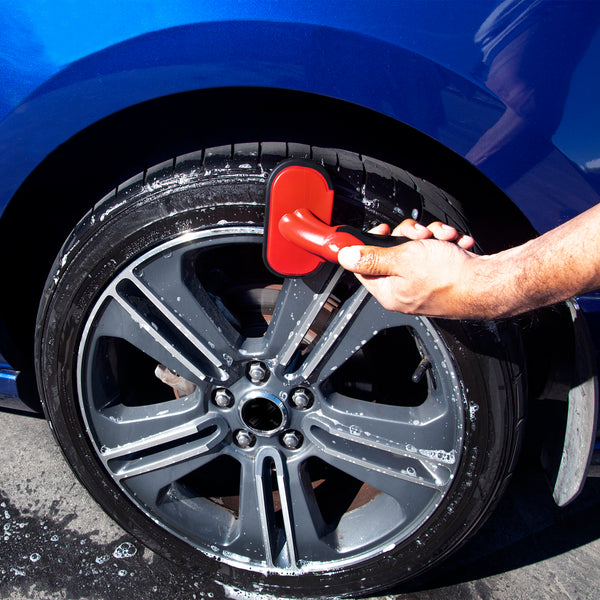 Barrett-Jackson® Tire Brush with Soft Grip Handle