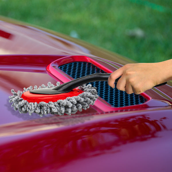 Detailer's Preference Mini Microfiber Car Duster with Spade Head