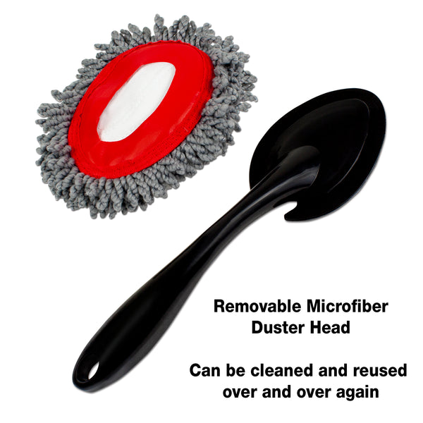 Detailer's Preference Mini Microfiber Car Duster with Spade Head