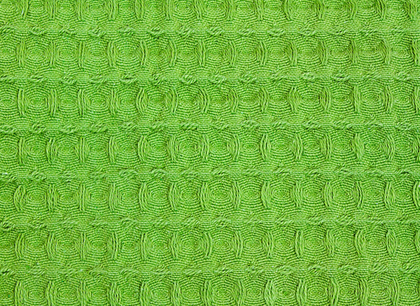 Nouvelle Legende Cotton Towel, Sunflower Print, 16 x 28" Green and White, 2 Towels