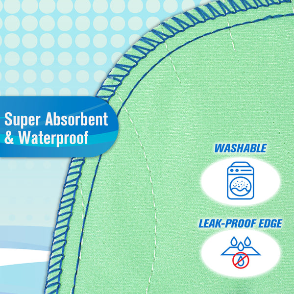 Eurow® Esteem™  Incontinence Bed Pad with 4 Layers and Anti Slip Backing 34" x 36"