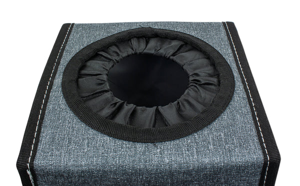 Eurow Automotive Trash Bin Container Set with Included Bin Liners, Large and Small, Set of 2