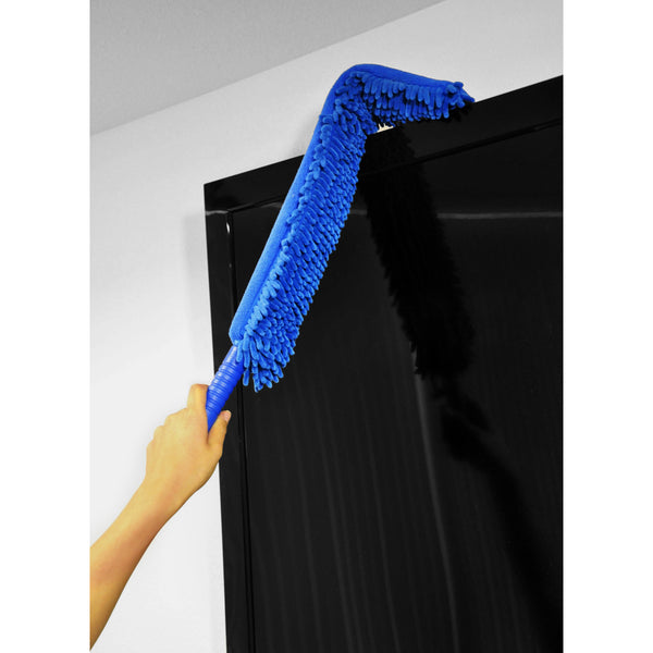 CleanAide® Blue Handheld Microfiber Flex Duster – 20 Inches