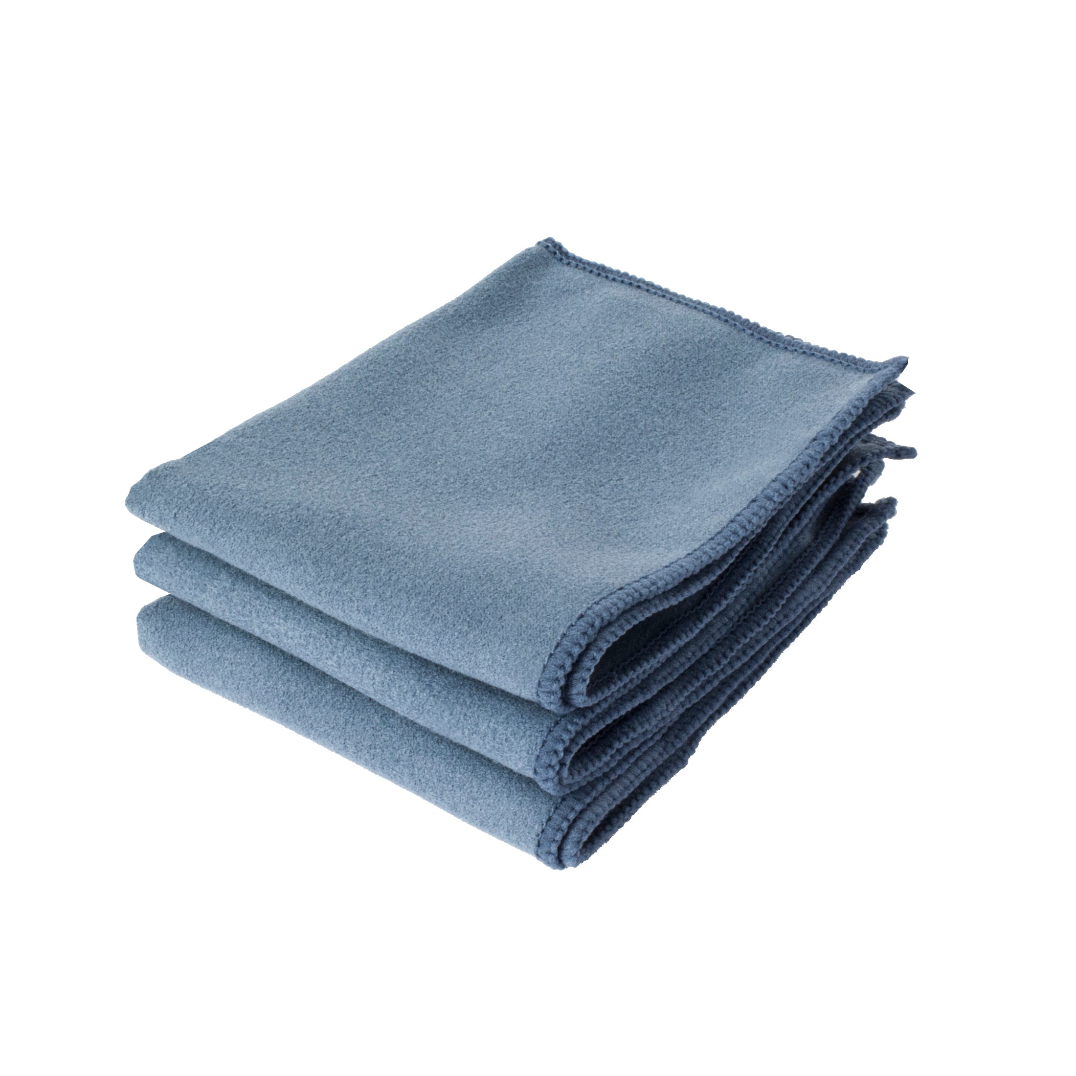 Eurow Microfiber Washcloths, Gray, 4 Pack