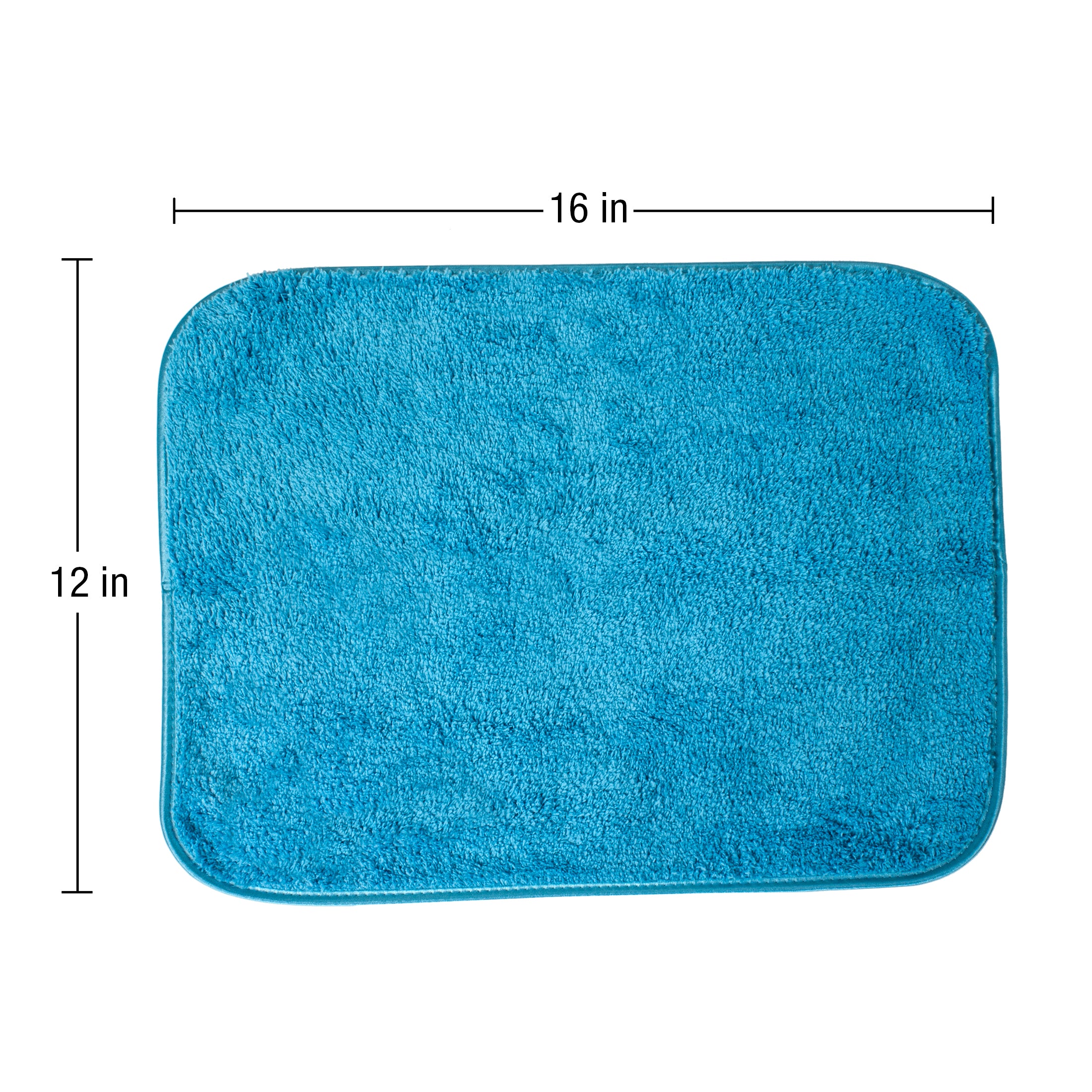 Eurow 12 x 16 in. Double Density Microfiber Shag Towels 10 pack
