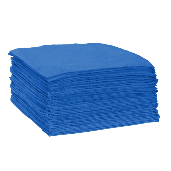 CleanAide® 12 x 12 in. 300 GSM Microfiber Cleaning Towels – 50-pack