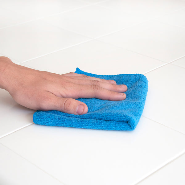 CleanAide® 12 x 12 in. 300 GSM Microfiber Cleaning Towels – 50-pack