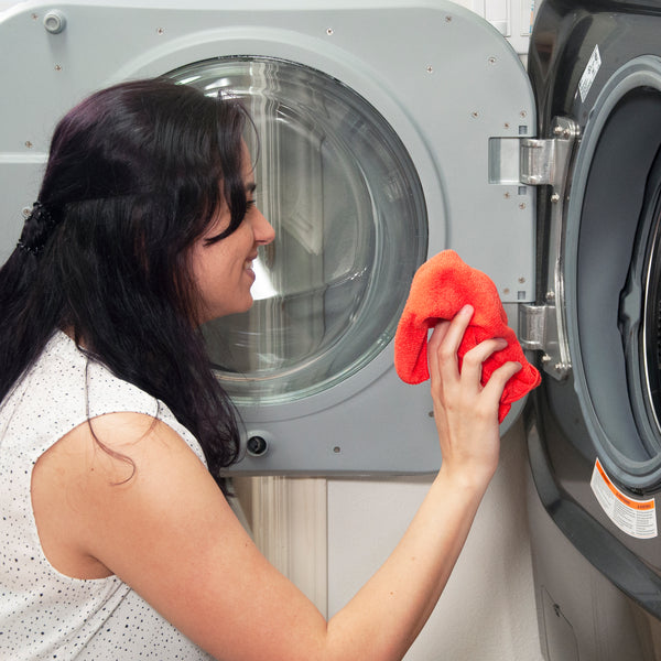 CleanAide® 12 x 12 in. 300 GSM Microfiber Cleaning Towels – 50-pack