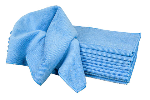 Detailer's Preference® 16 x 16 in. 350 GSM Microfiber Cleaning Towels – 12-pack