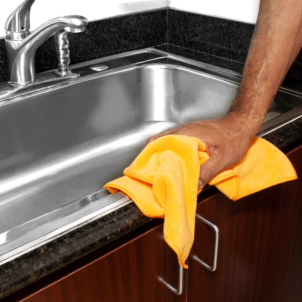 Detailer's Preference® 16 x 16 in. 350 GSM Microfiber Cleaning Towels – 12-pack