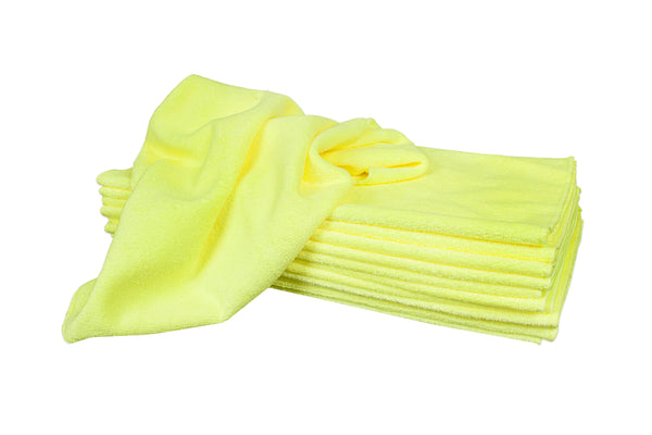 Detailer's Preference® 16 x 16 in. 350 GSM Microfiber Cleaning Towels – 12-pack