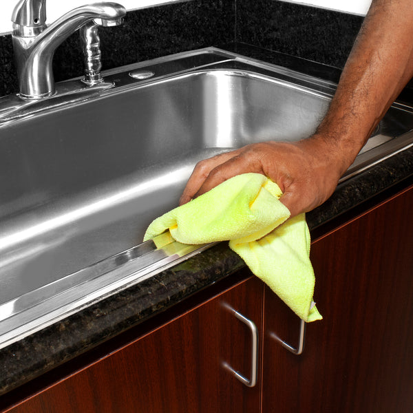 Detailer's Preference® 16 x 16 in. 350 GSM Microfiber Cleaning Towels – 12-pack