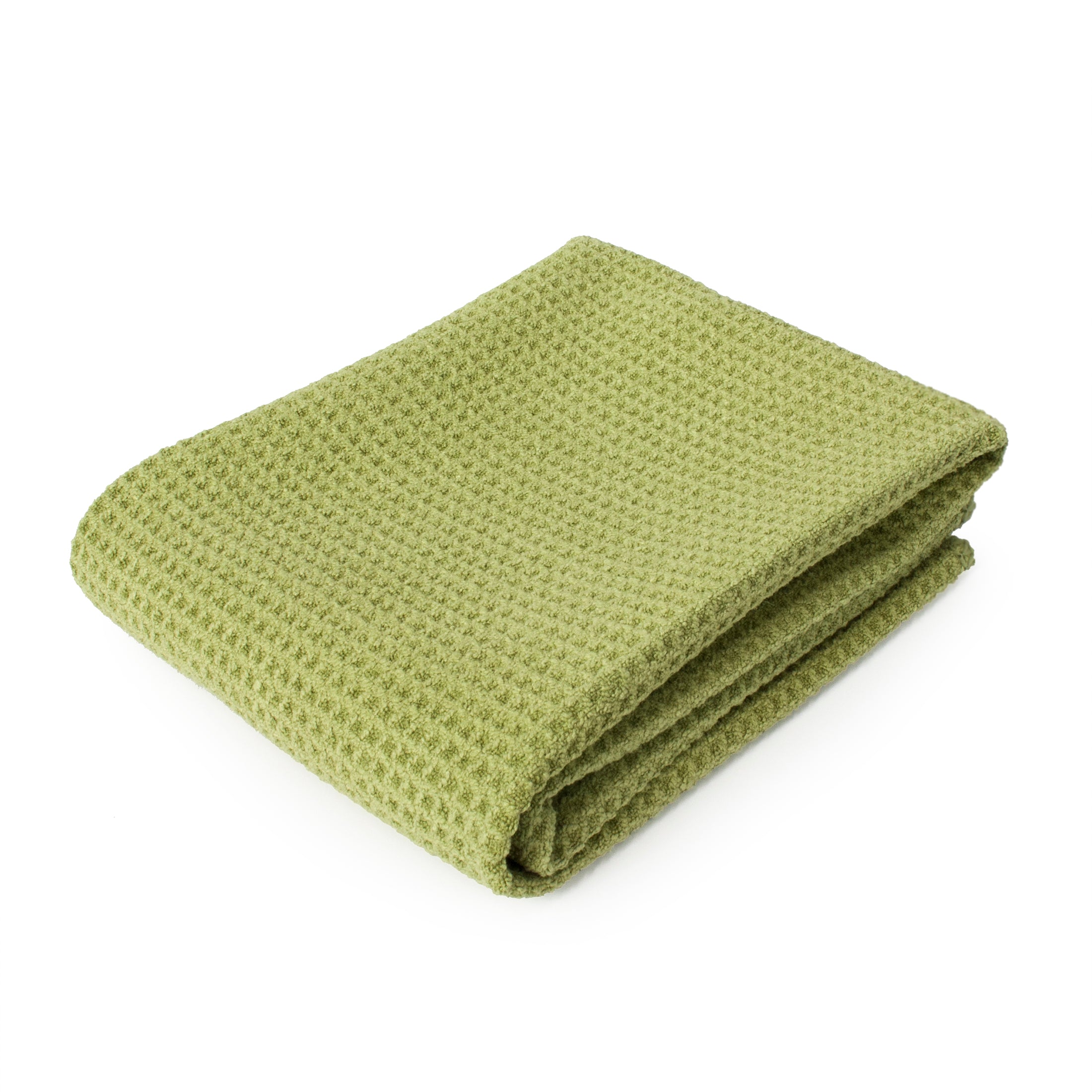 Waffle Dish Towel-Olive/Sage